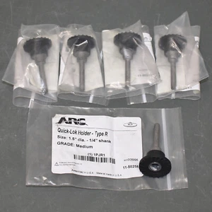 (5) Arc Quick Change Backup Pads 11-50258, TR / R, 1-1/2" Disc, 1/4" Shank - Picture 1 of 5