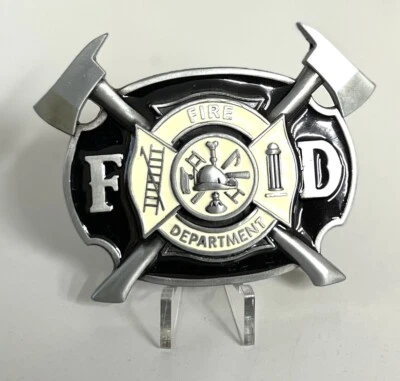 Эмалированная пряжка ремня пожарной охраны - продавец из США! - Изображение 1 из 2