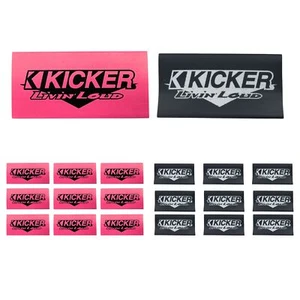 Termoretraibile calibro 0 3:1 con logo Kicker nero/rosso confezione da 20 - Foto 1 di 1