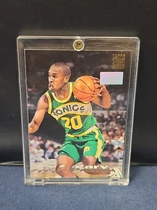 1993-94 Topps Stadium Club 1st Day Issue Gary Payton #196 HOF FREE S/H W/PROTECT - Picture 1 of 2