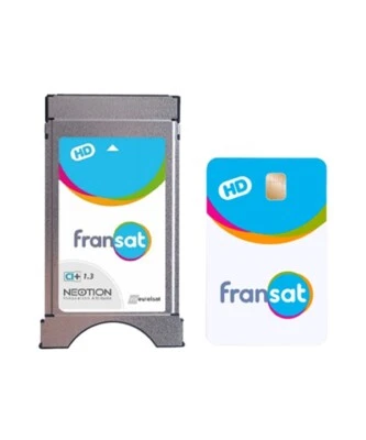Module Fransat TV satellite Neotion CI+ 1.3 HD + carte Fransat PC7 HD valable 4  - Photo 1/3