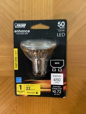 FEIT Electric 6 watts MR16 LED Bulb 450 lumens Bright White Reflector-50 Watt - Image 1 of 2