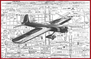 Model Airplane Plans (UC): Neptune 50" Classic Stunt for .35-.46 by James Ebejer - Picture 1 of 4