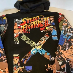 Capcom Street Fighter II Graphic Hoodie Youth Size Large - Picture 1 of 7