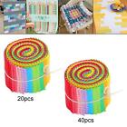 Jelly Roll Fabric Strips Precut Patchwork Craft Cotton Quilting Fabric