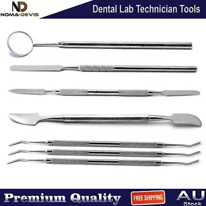 7PCS Set Dentist Laboratory Technician Instrument Dental Mixing Spatula Wax Tool - Picture 1 of 6