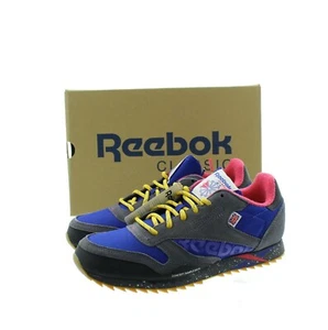 Reebok DV7451 Kids Junior Classic Leather Ripple MU Running Shoes, 4.5 - Picture 1 of 7