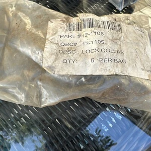 Collares de bloqueo excedentes vintage BOWLING ALLEY 5 en bolsa - 12-1105 - Imagen 1 de 2