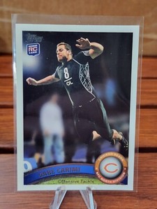 2011 Topps NFL Football Gabe Carimi - Rookie Card - Chicago Bears - Card #213