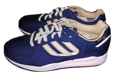 TOTALMENTE NUEVOS AUTÉNTICOS ADIDAS TECH SUPER ENTRENADORES, CO-MARINA/BEIGE, TALLA 5.5 EU381⁄3 RARO   Foto 1 de 4