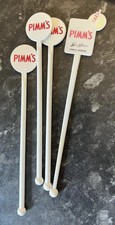 VINTAGE cocktail di dispositivi AGITATORI & Bastoncini Retrò Pimms in buonissima condizione