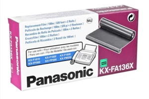 KX-FA136X - ZWEI ORIGINAL PANASONIC FAX-ROLLEN - NEU - - Bild 1 von 1