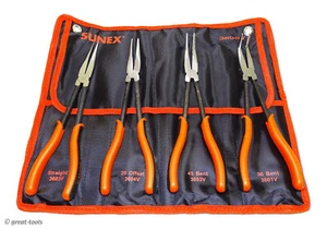 SUNEX LONG REACH NEEDLE NOSE PLIERS – hand tool tools automotive mechanic 11” - Picture 1 of 1