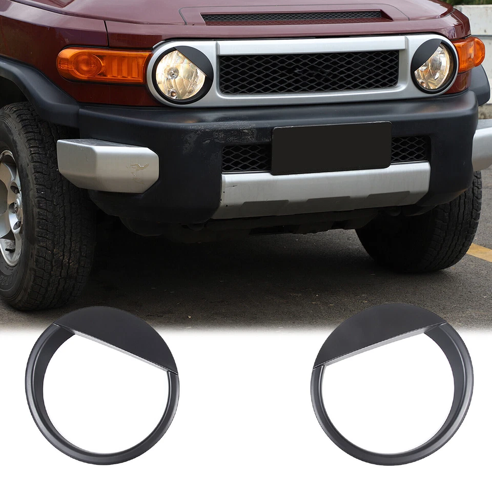 适用于丰田 FJ Cruiser 07-21 愤怒的小鸟风格汽车车头灯装饰前灯罩 — 第 1/4 张图片