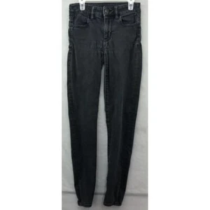 American Eagle Outfitters Ne(x)t Level Black Jeggings Size 00 Women Casual - Picture 1 of 12