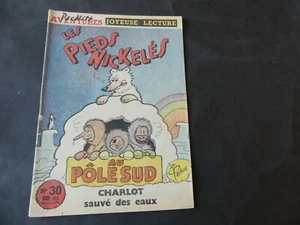 PELLOS JOYEUSE LECTURE LES PIEDS NICKELÉS AOUT 1958 N°30 - Imagen 1 de 1