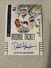 2014 DUSTIN VAUGHAN PANINI CONTENDERS AUTOGRAPHED AUTO ROOKIE CARD RC #248 . rookie card picture
