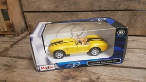 Maisto Special Edition Shelby Cobra 427 gelb 1:24 NOS nie geöffnet - Picture 1 of 3