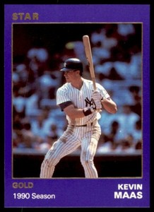 1990 STAR GOLD - #128 KEVIN MAAS NEW YORK YANKEES