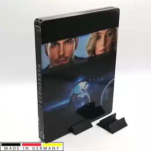 2x DVD BlueRay Steelbook Aufsteller Ständer Stand Halter Display Schwarz - Photo 1/11