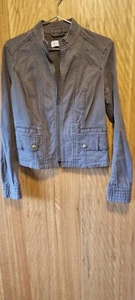PORTMANS Ladies choc brown jacket zip up front - Sz 10 Good Condition - Picture 1 of 4