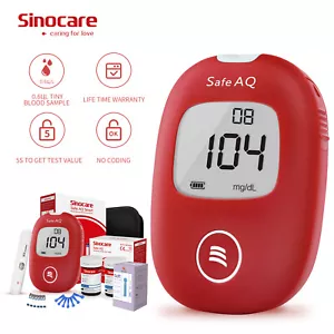 AQ-Smart 50/100Kit Medidor de glucosa en sangre azúcar en la sangre glucemia - Imagen 1 de 22
