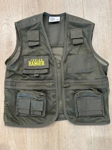 Junior Ranger Kids Size Small - Park Ranger Boy Scouts Vest Outdoors Green - Picture 1 of 3