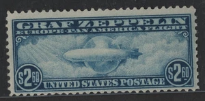 US 1930 SCOTT #C15 ZEPPELIN $2,60 COMO NUEVO LIGERAMENTE ARTICULADO PERFECTOS BIEN CENTRADO - Imagen 1 de 2