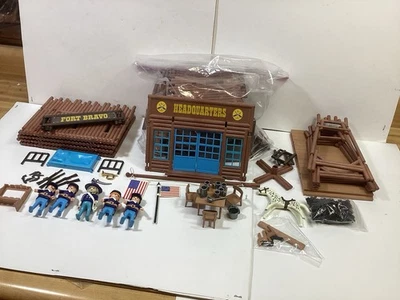 Playmobil Fort Bravo Set 3773 - Western, Civil War, Retired - 99% Complete! - Image 1 of 4