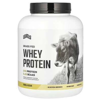 Grass Fed Whey Protein Powder, Vanilla Bean, 5 lb (2.27 kg) - Image 1 of 2