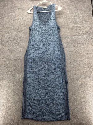 Vestido rag & bone para mujer pequeño azul jaspeado tejido sin mangas abertura lateral Foto 1 de 4