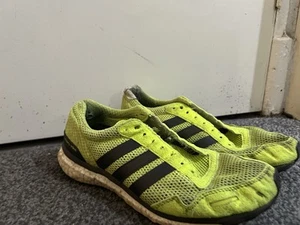 adidas Adizero Adios Women’s Uk Size 7 Green Black No Laces - Picture 1 of 17