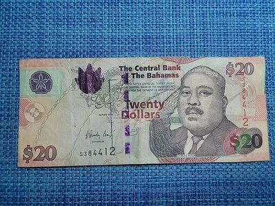 🇧🇸 Bahamas 20 dollars  2010  P-74A   P-73a  FINE Banknotes  041925-12 - Image 1 of 2