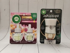 Air Wick White Flowers & Melon Summer Delights Scent Oils Refills + 1 Warmer - Picture 1 of 2