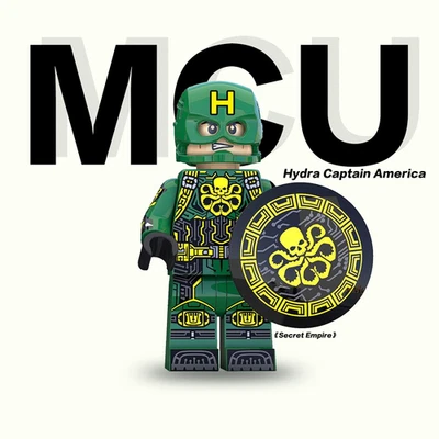 Hydra Captain America Green Custom Minifigure 2 inch Birthday gift for friends - Image 1 of 2