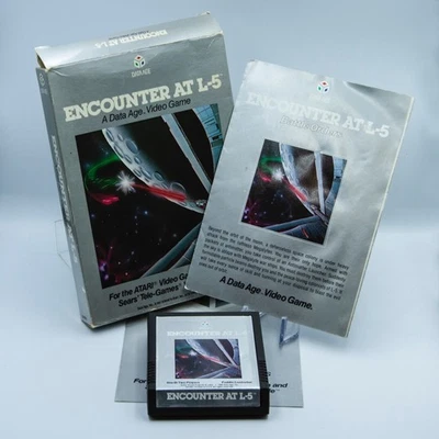 Encounter at L-5 Atari 2600 | Cartridge Box Manual Catalog CIB | Tested & Works - Image 1 of 4