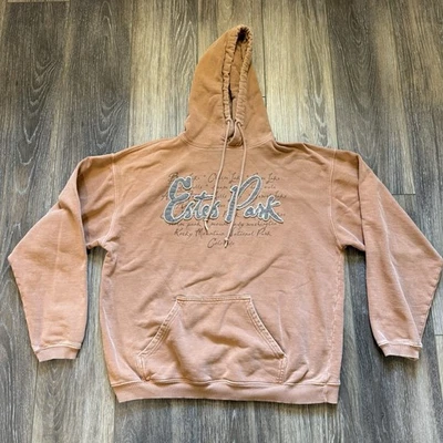 Sudadera con Capucha Estes Park Cordón Para Hombre Talla M M Melocotón Preppy Comodidad Y2K 100% Algodón Foto 1 de 4