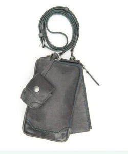 Frye 299954 Womens Melissa 3-in-1 Crossbody Bag, Carbon, One Size US - Picture 1 of 6