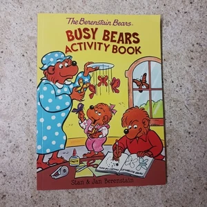 The Berenstain Bears Busy Bears Activity Book By Stan & Jan Berenstain Brand New - Picture 1 of 4