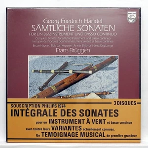 BRUGGEN, BYLSMA, ASPEREN ⸺ HANDEL Complete sonatas ⸺ PHILIPS 3xLPs box SEALED - Picture 1 of 1