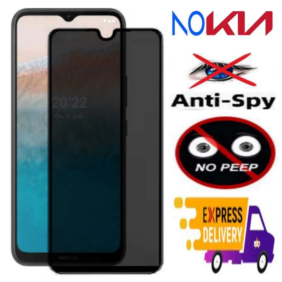 Nokia G21 G11 C20/C21 Plus Privacy Screen Protector  P020 Tempered Glass - Image 1 of 4