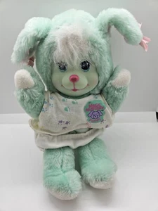 Mattel 1990 Magic Nursery Haustier neuwertig grün Welpe Gummigesicht - Bild 1 von 11
