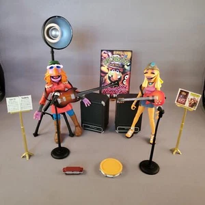 Muppets Janice Floyd Pepper Action Figures Playset Dr Teeth Poster Guitar Loose - Picture 1 of 9
