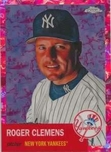 2022 Topps Chrome Platinum Fuchsia Refractor #327 Roger Clemens #033/100 - Picture 1 of 1