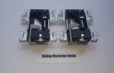 2X Spacepro/Stanley 17-4264Y-000 TA C2-8 Armario Deslizante Ruedas/Corredor/Guías