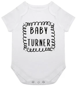 Customisable Turner Babygrow Name Surname Baby Grow Gift New Born Family Clan - Picture 1 of 1