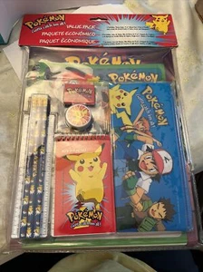 Vintage New 1999 Pokemon Value Pack - Nintendo Item # 4098 - Study Kit / Folders - Picture 1 of 12