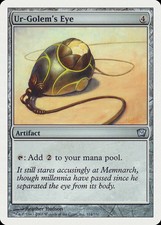 Ur-Golem's Eye 9th Edition PLD Artifact Uncommon MAGIC MTG CARD ABUGames