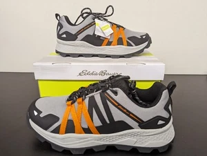 Men's Eddie Bauer Trail Shoe Richland XT - Grey Orange Sneaker Size US 10.5 - Picture 1 of 7