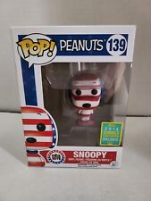 Funko Pop Peanuts 139 Patriotic Snoopy SDCC 2016 LE Rock The Vote W/ Protector